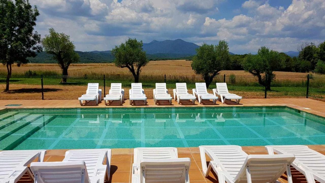 Masia Para Grupos Con Piscina Privada28 Pax Cabanelles Esterno foto